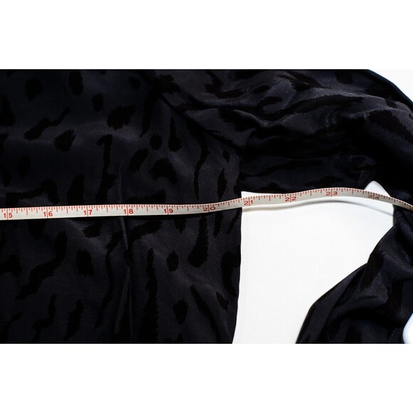 RAILS Hillary Ash Cheetah Wild Cat Animal Print High Low Surplice Top XS - Picture 7 of 9